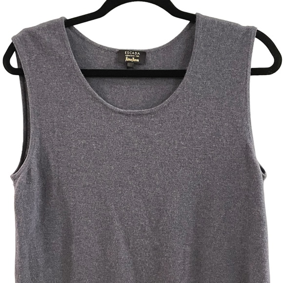 Escada for Neiman Marcus Cashmere Sweater Shell - 44 (US 14) Authentic - Picture 2 of 4